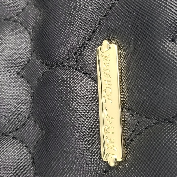 Betsey Johnson quilted heart bag w/ bow satchel lime crossbody hand bag - Picture 5 of 6